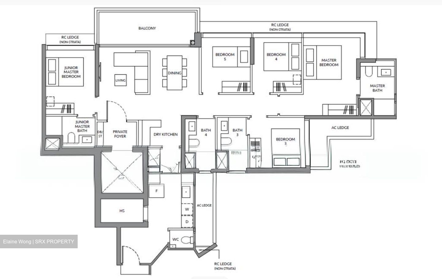 Lakeside Tower (D22), Apartment #511588351